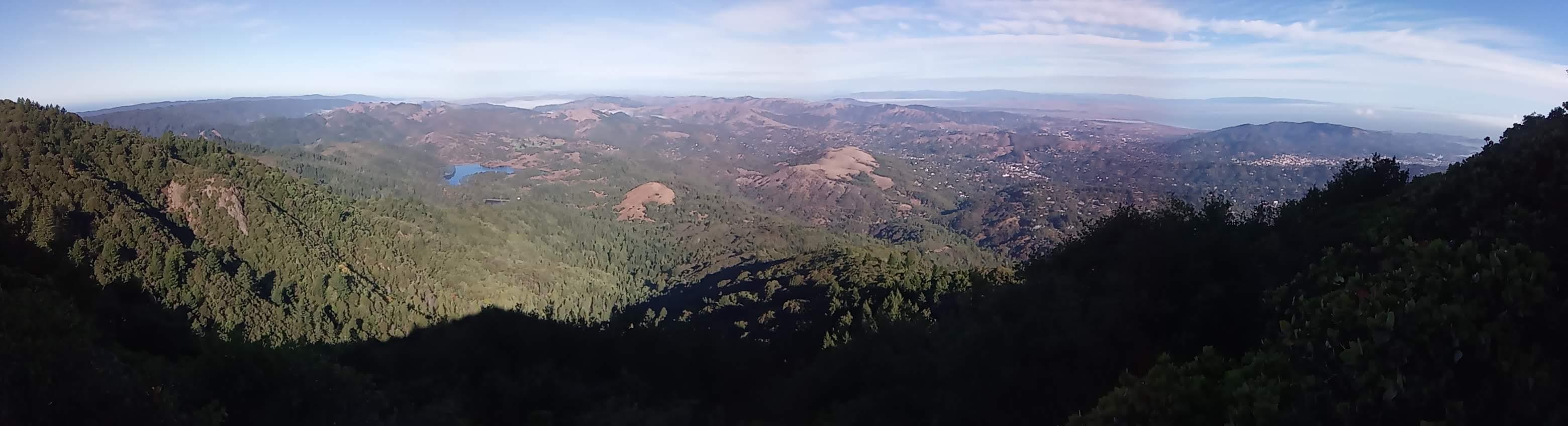 Wiew to the North from the Eastern peak