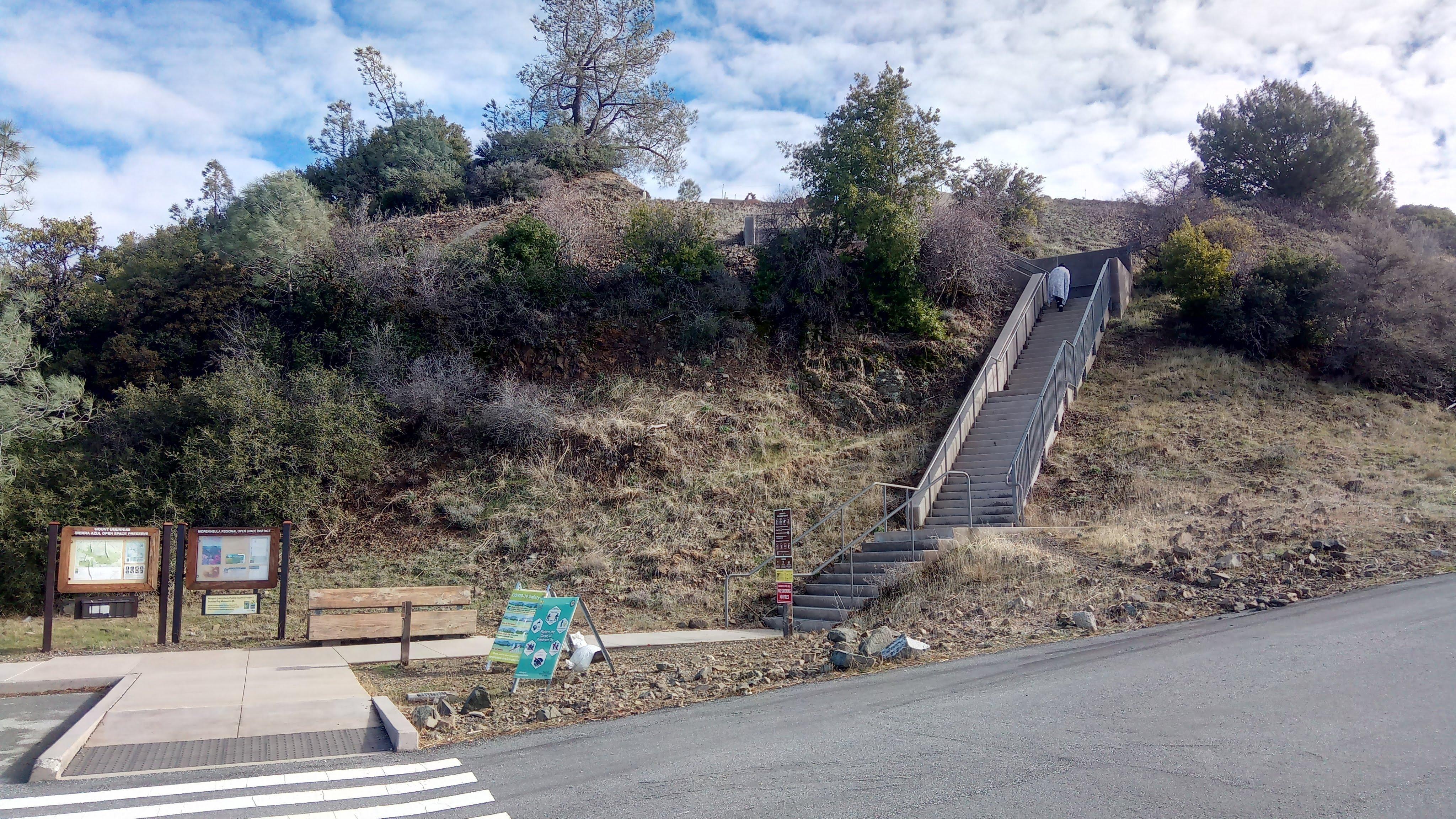 Stairway to the summit