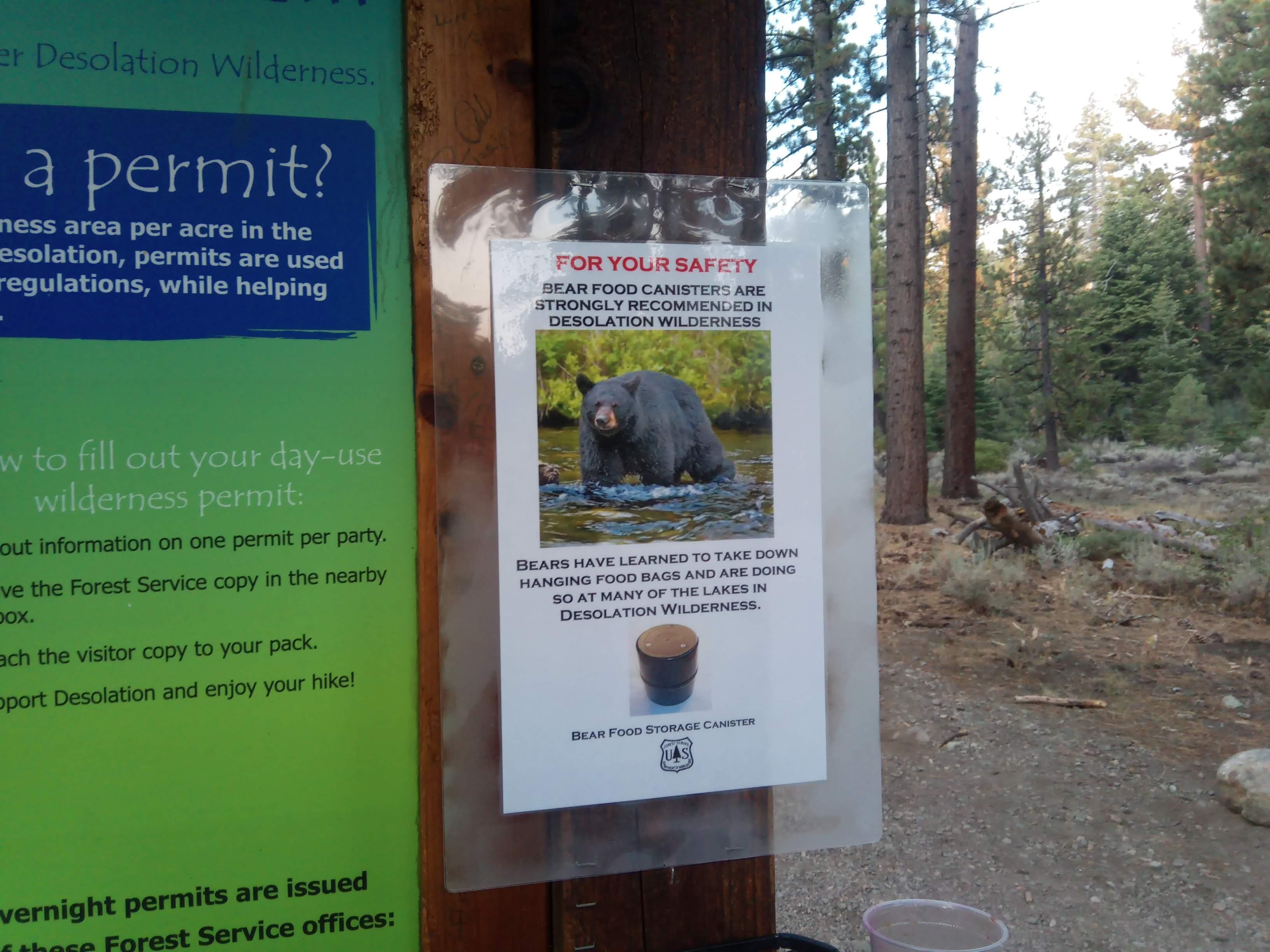 Beware of bears, don’t leave food in your car