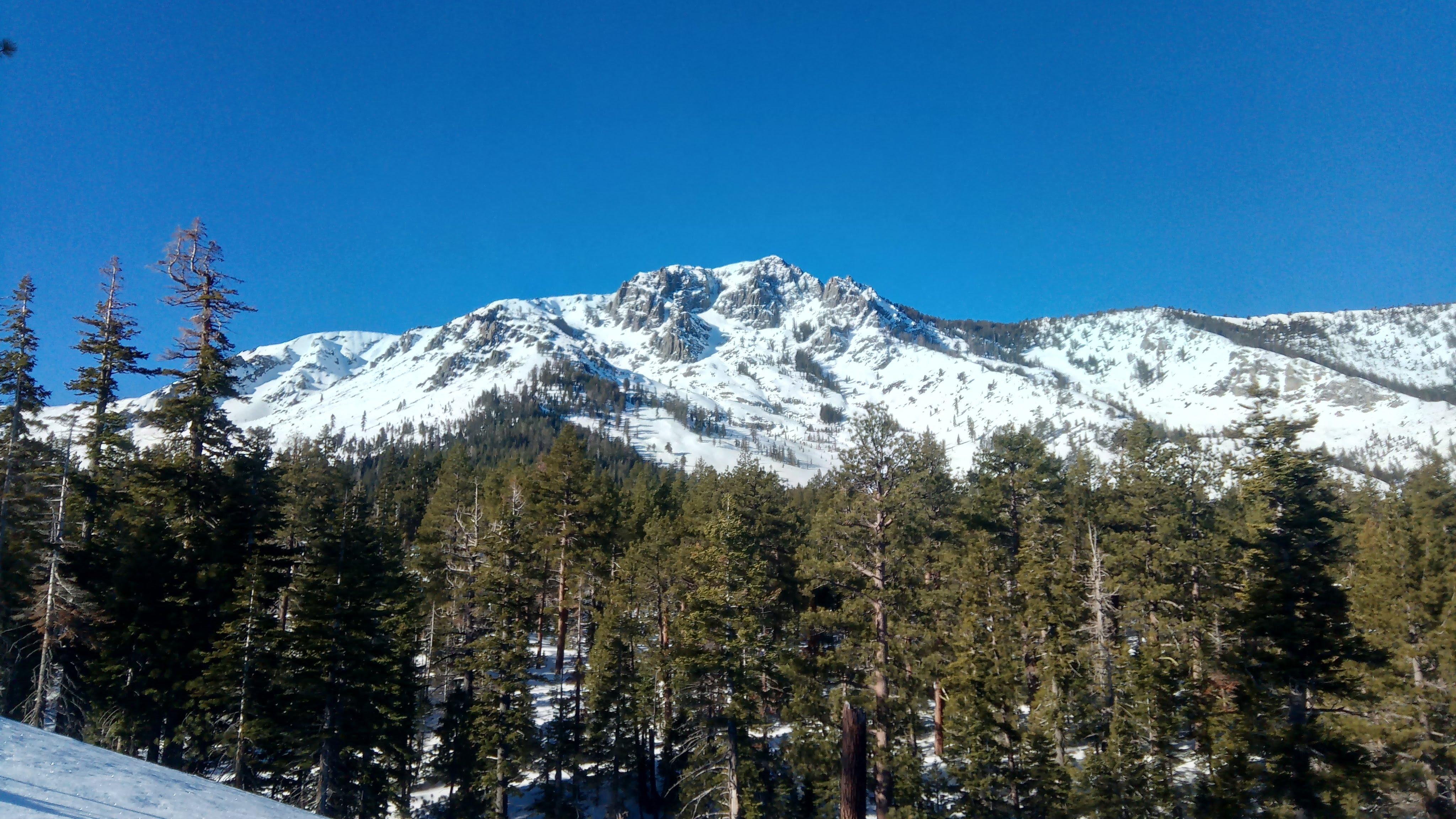 Mt. Tallac as seen from the trail. What a beauty!
