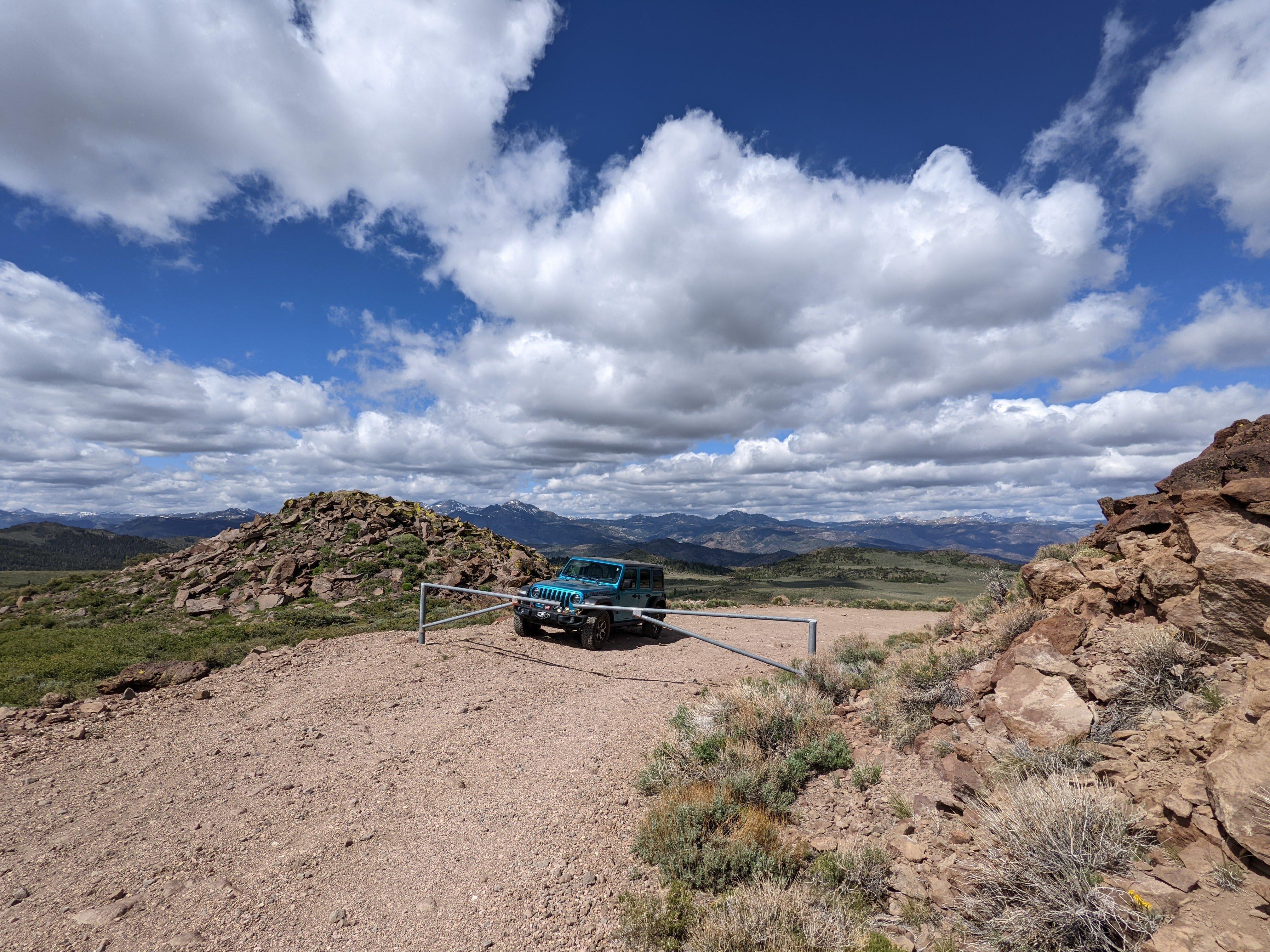 Gate is approximately 150 feet from the summit