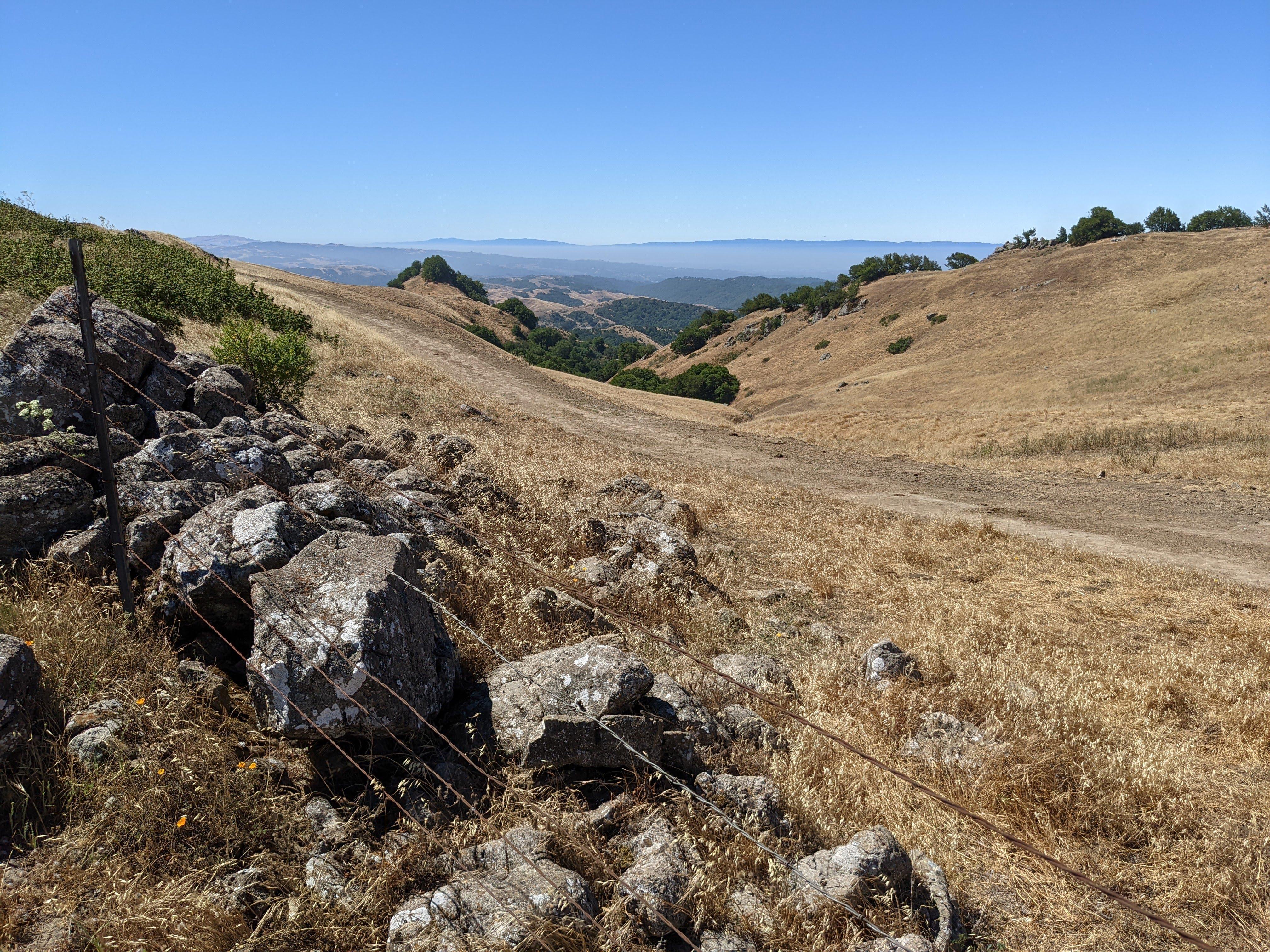 A gorge running toward the Bay