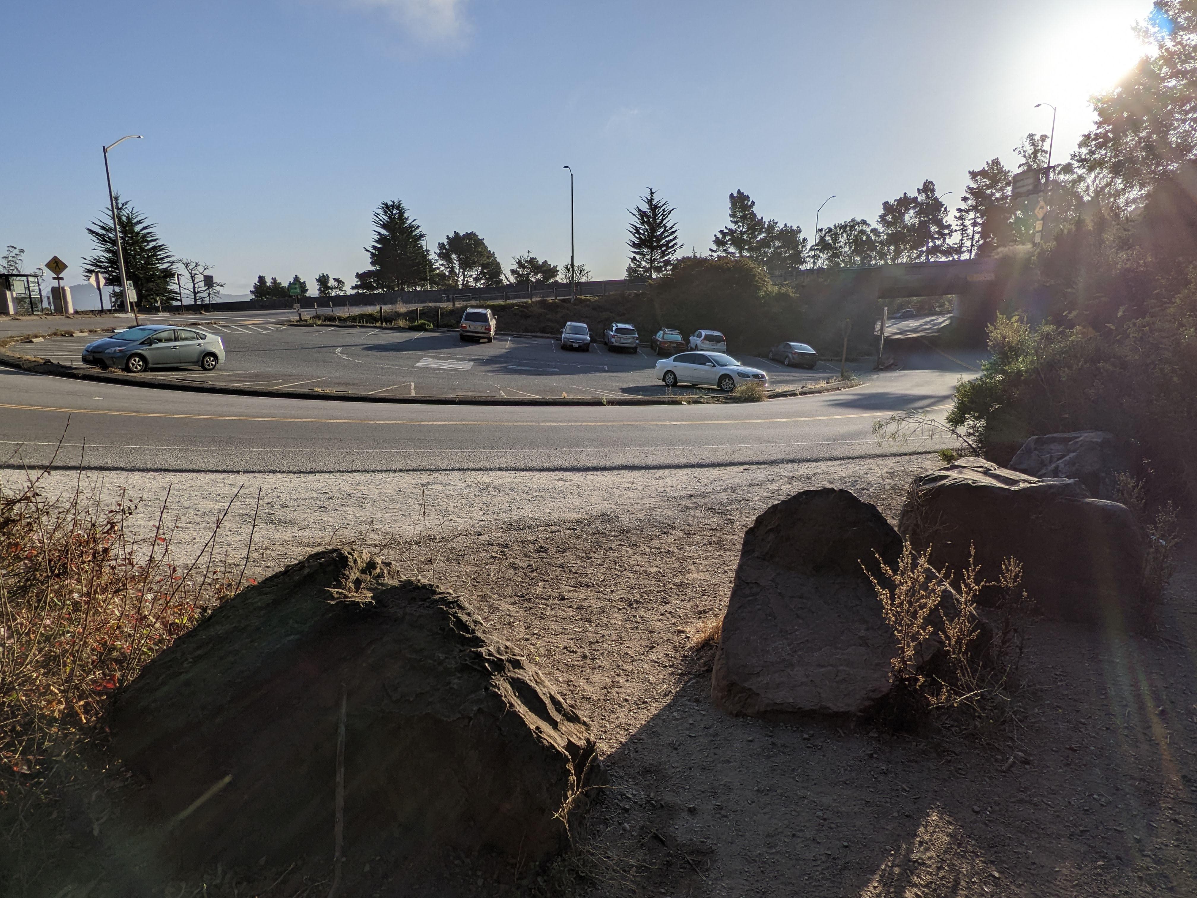 The parking - not extremely spacious