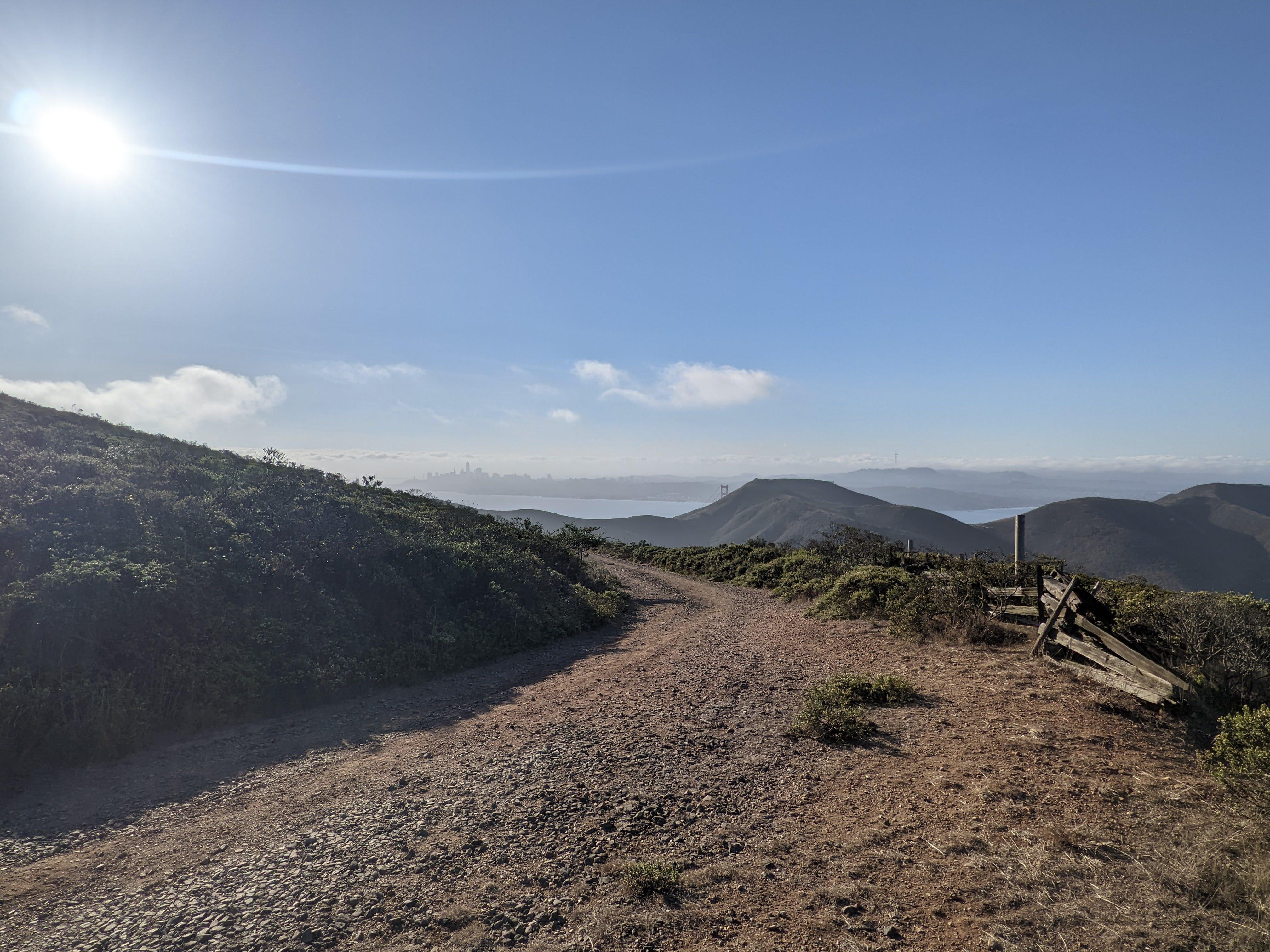 San Francisco, Golden Gate bridge and Sutro tower