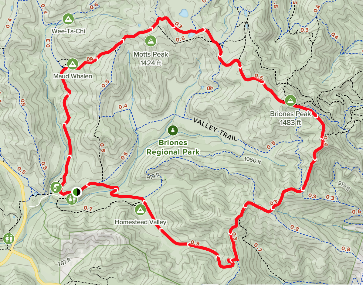 Hike map