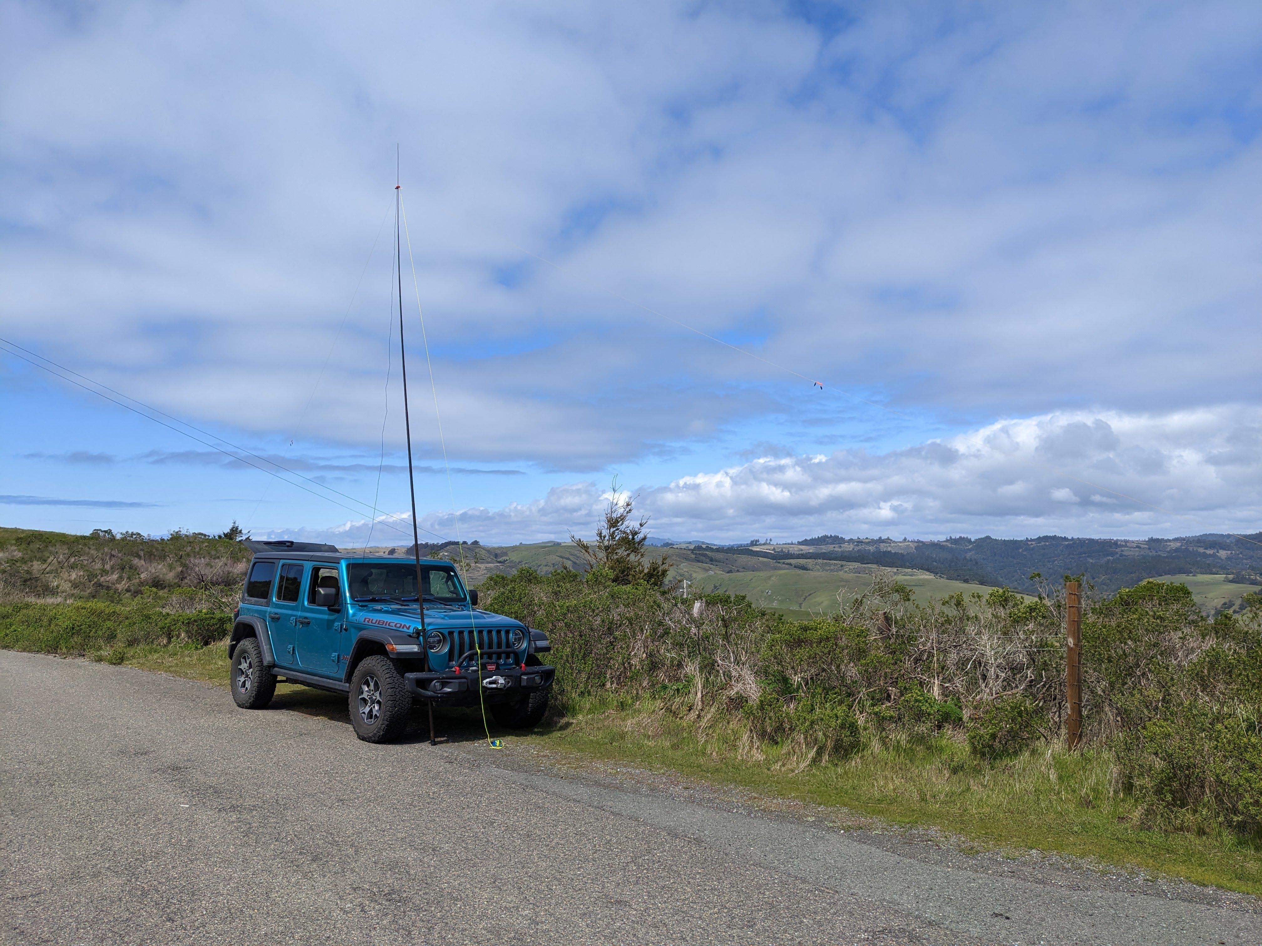 The summit is not super prominent